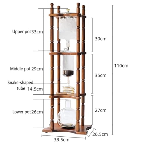 Cold Brew Drip Coffee Maker - 800ml High Borosilicate Glass