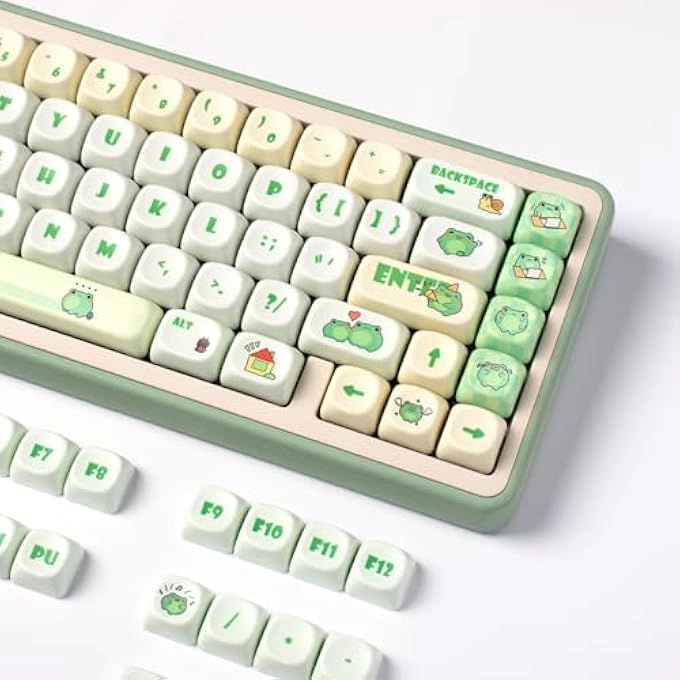 PBT KEYCAPS - 140 Keys Pink MAO Profile