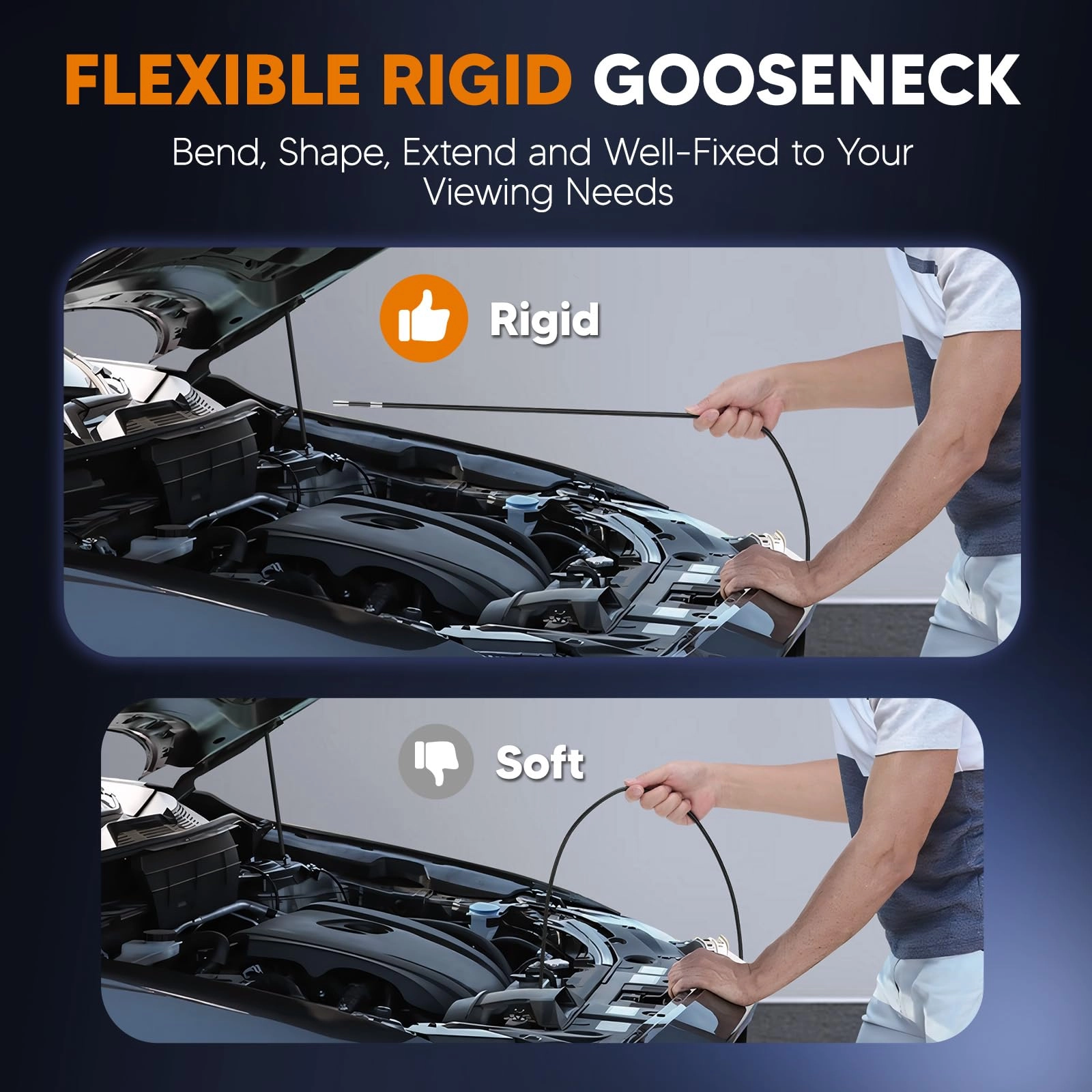 Triple Lens endoscope - 50FT