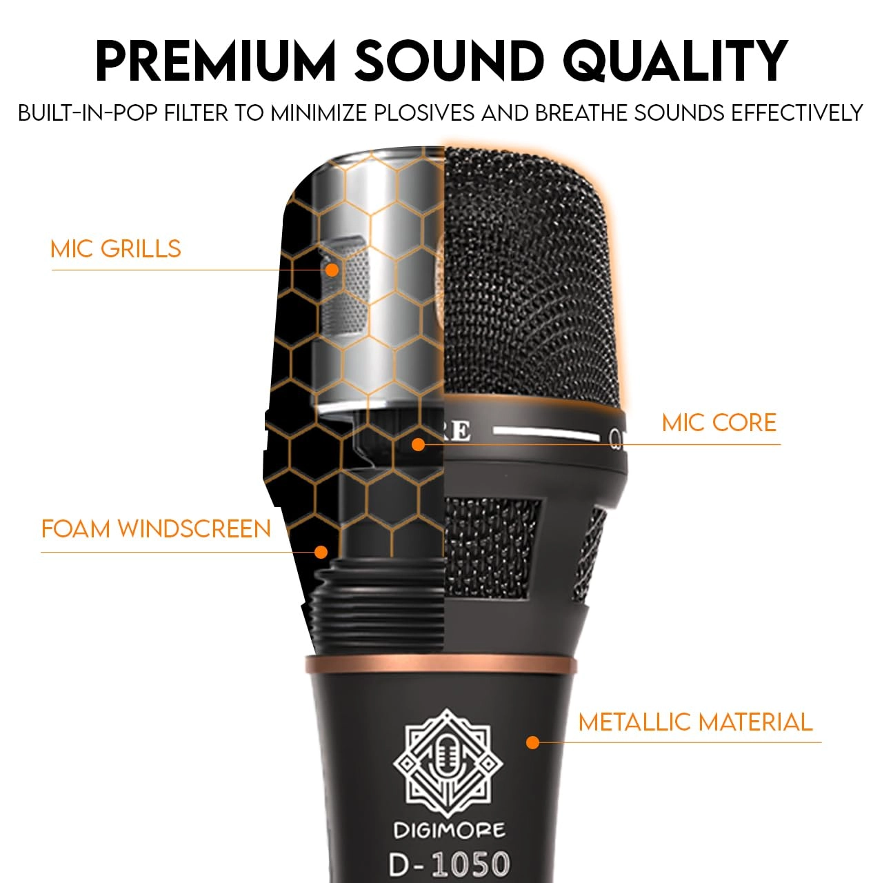D-1050 XLR Microphone