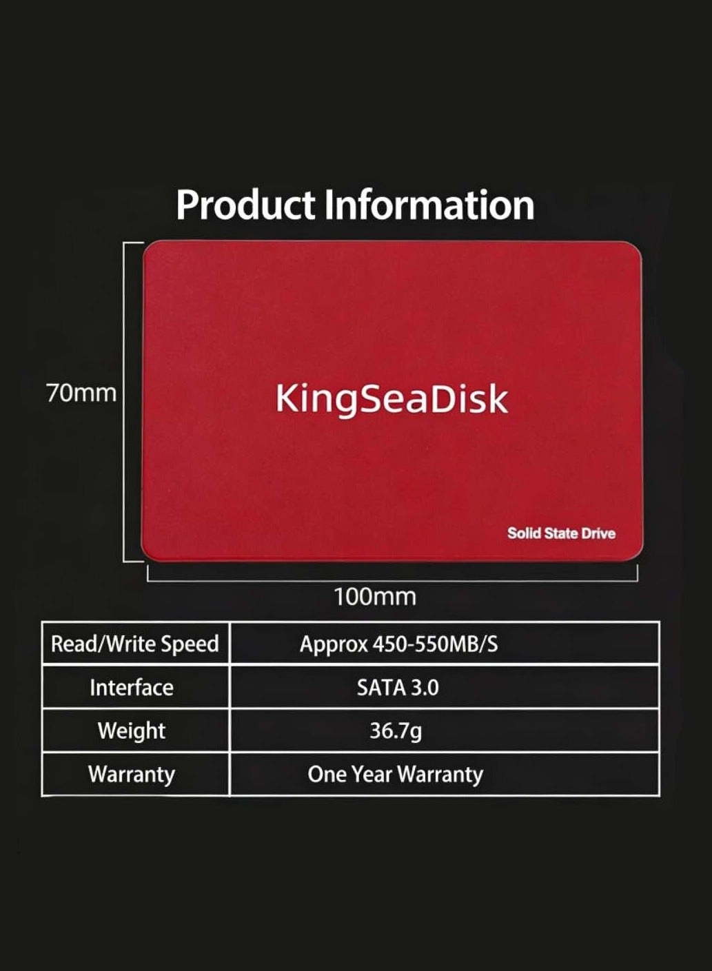 C256GB/SSD - 256GB 2.5 inch