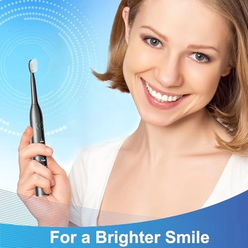 Rechargeable Electric Toothbrush - 8 Brush Heads 100 Day Battery Life
