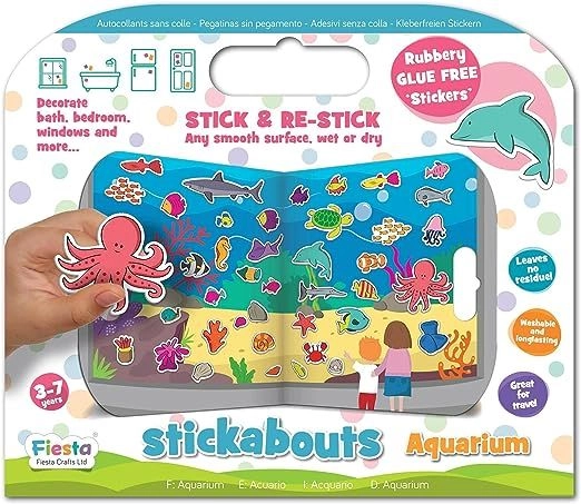 Fiesta Crafts Aquarium Reusable Sticker Pad