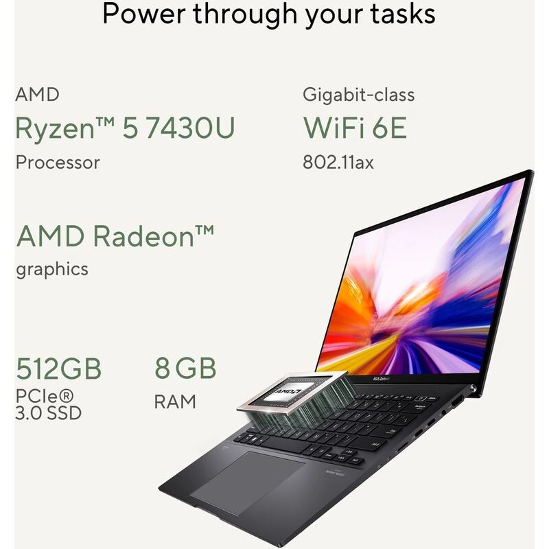 Zenbook 14 - 14'' Ryzen 5-7430U 8GB 512GB SSD