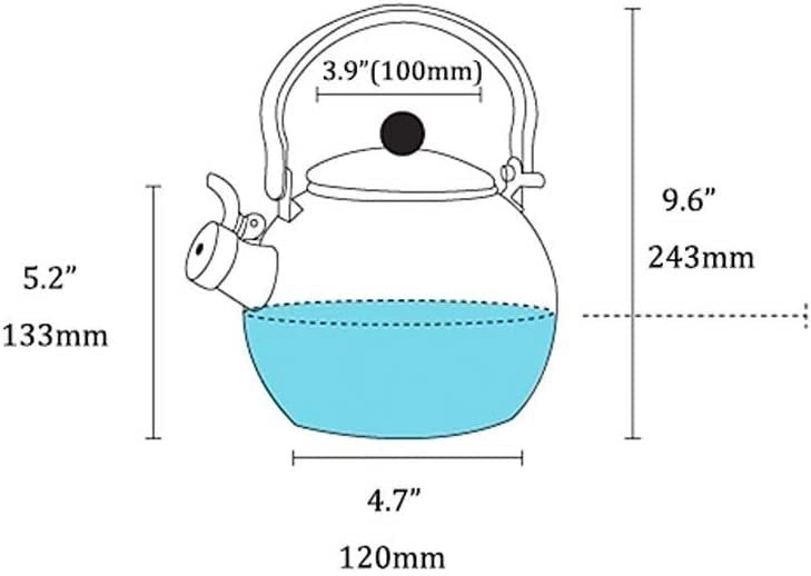Whistling Teapot - Enamel 1.4L