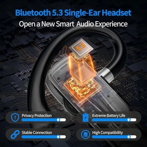 Bluetooth Earpiece V5.3 Wireless Earbud