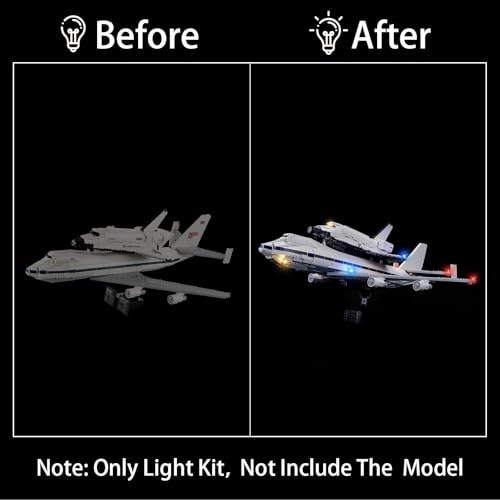 10360 Lighting Kit for LEGO 10360 Shuttle Carrier Aircraft - Plastic