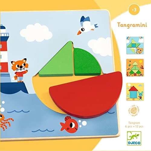 Tangramini - 3+ 12 pieces