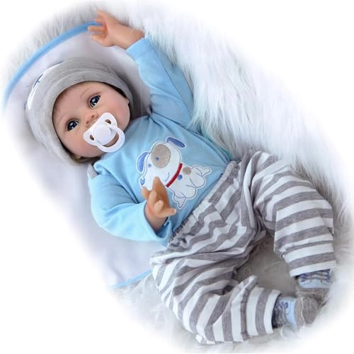 Reborn Baby Doll - 22 Inches / 55 cm Silicone Ages 3+