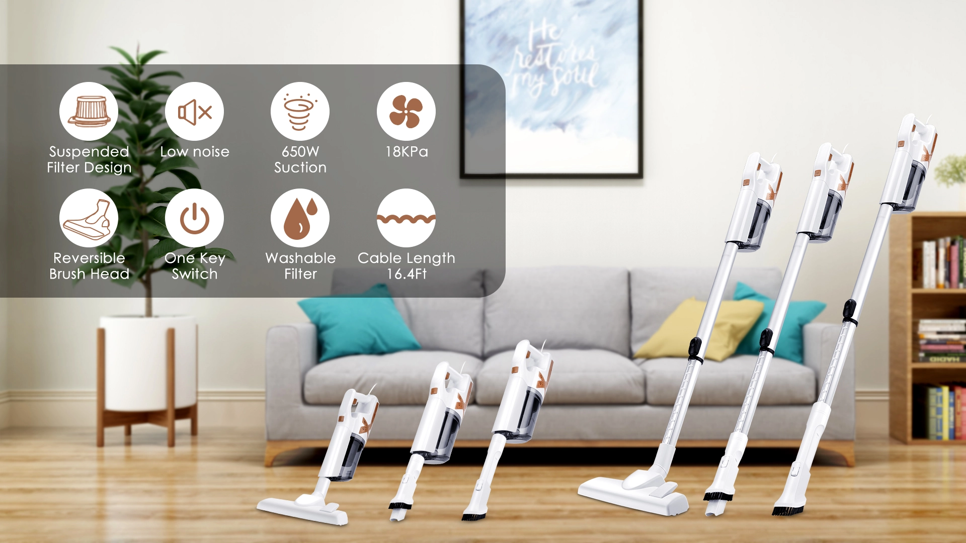 SV1300 - 650 watts 18 KPa