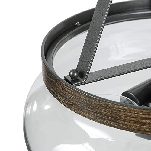 Glass Pendant Lighting Fixture - 59 adjustable chain