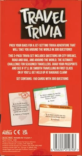 Travel Trivia - English Ages 12+