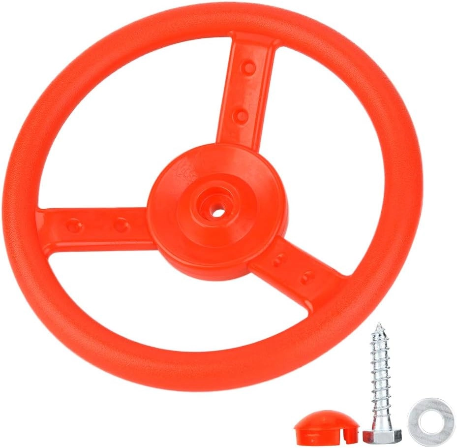 Steering Wheel - Plastic 26.5cm Blue