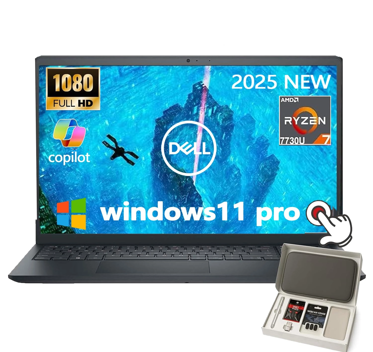 Inspiron 15 3000 - 15.6'' Ryzen 7 7730U 32GB DDR4 1TB SSD