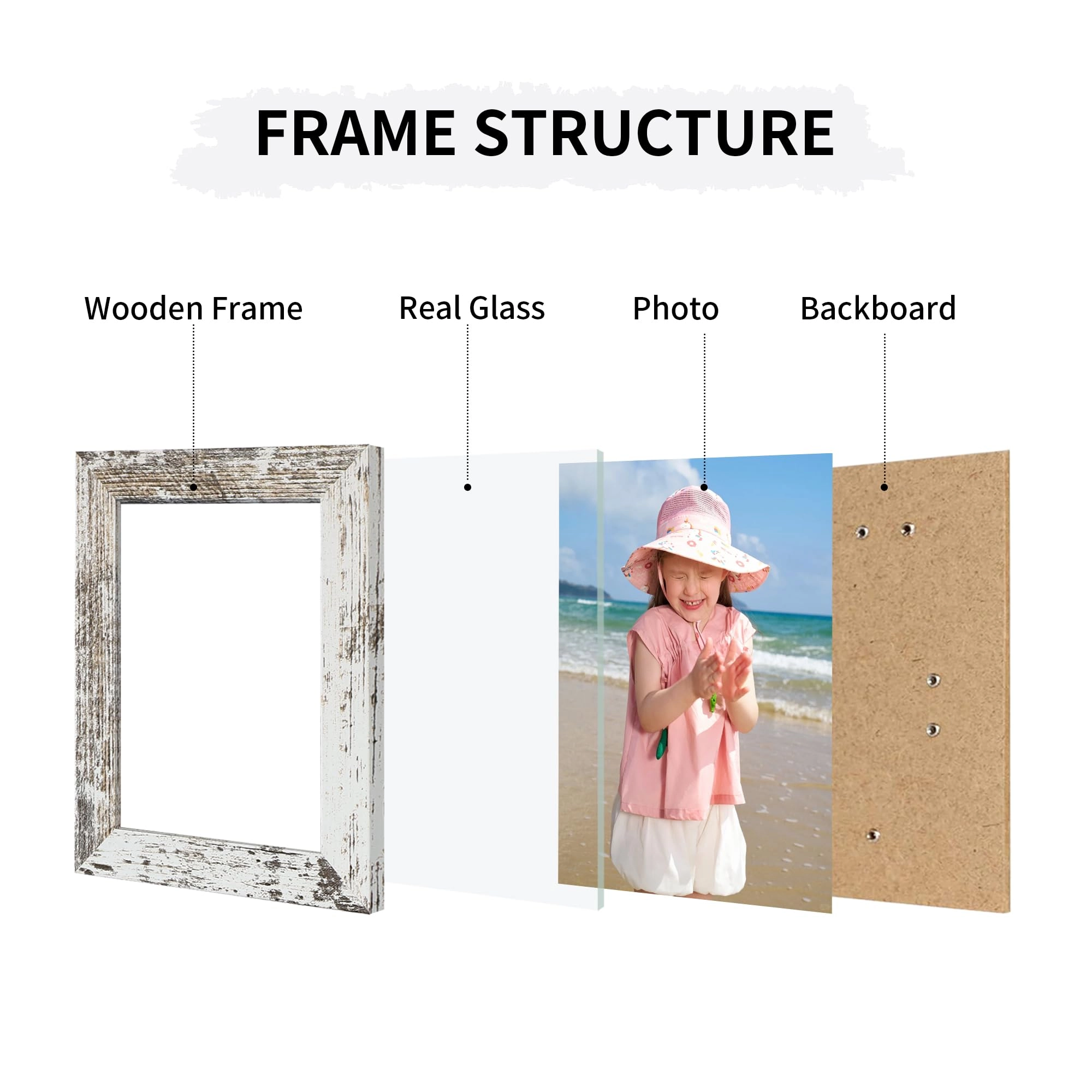 Collage Picture Frames - 5x5 in 3 Opening