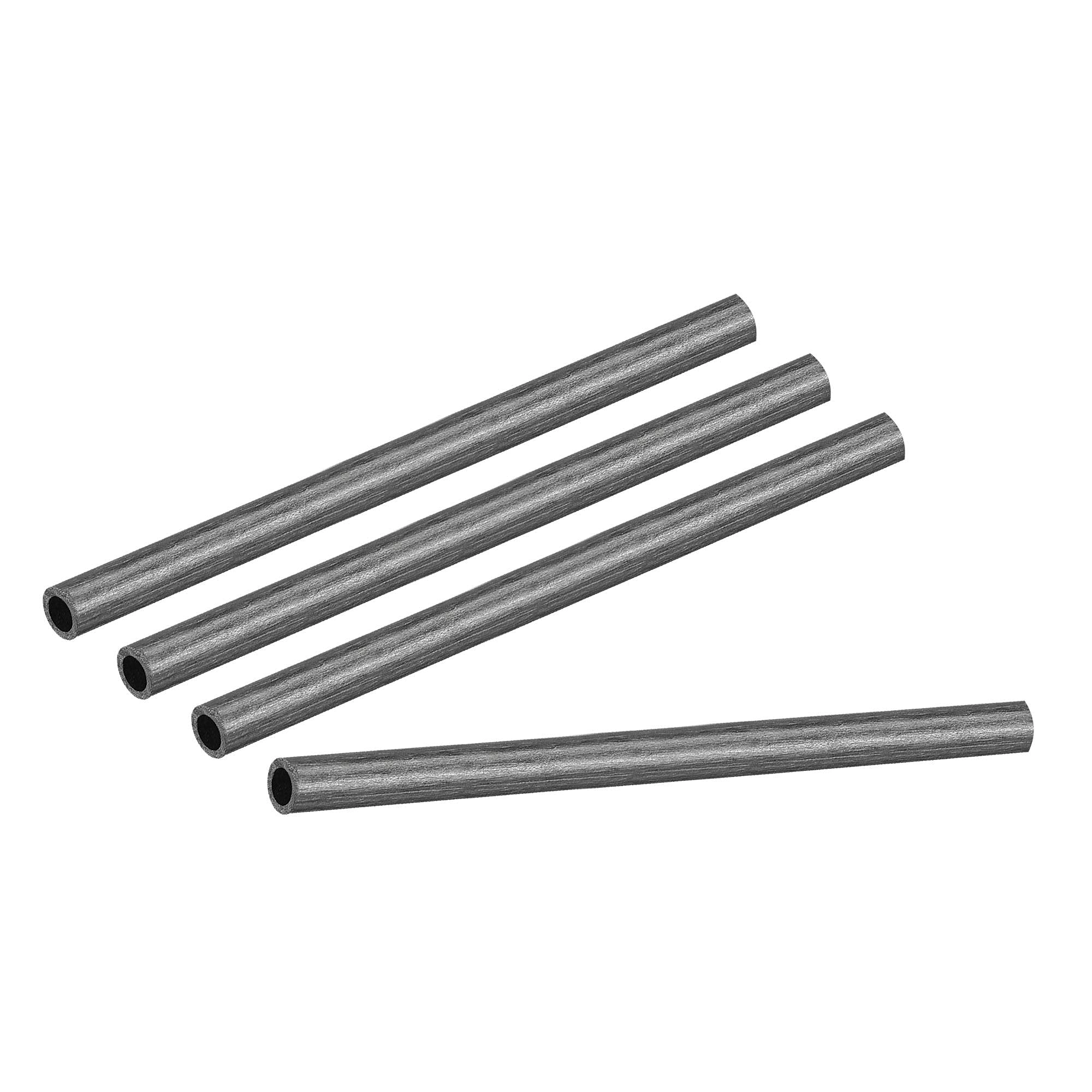 uxcell Carbon Fiber Round Tube - 10Pcs RC Airplane Quadcopter