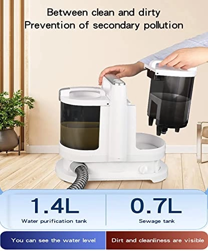 Portable Carpet Cleaner - Integrated suction and washing 300W