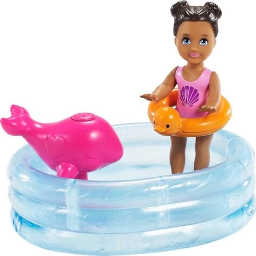 Skipper Babysitters Inc. Dolls & Playset - Color-Change Swimsuit Kiddie Pool Ages 3+