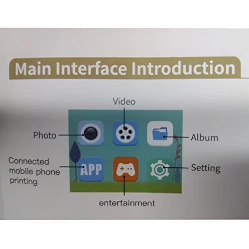 Children Digital Print Camera - 24MP 1080P 2.4in Display