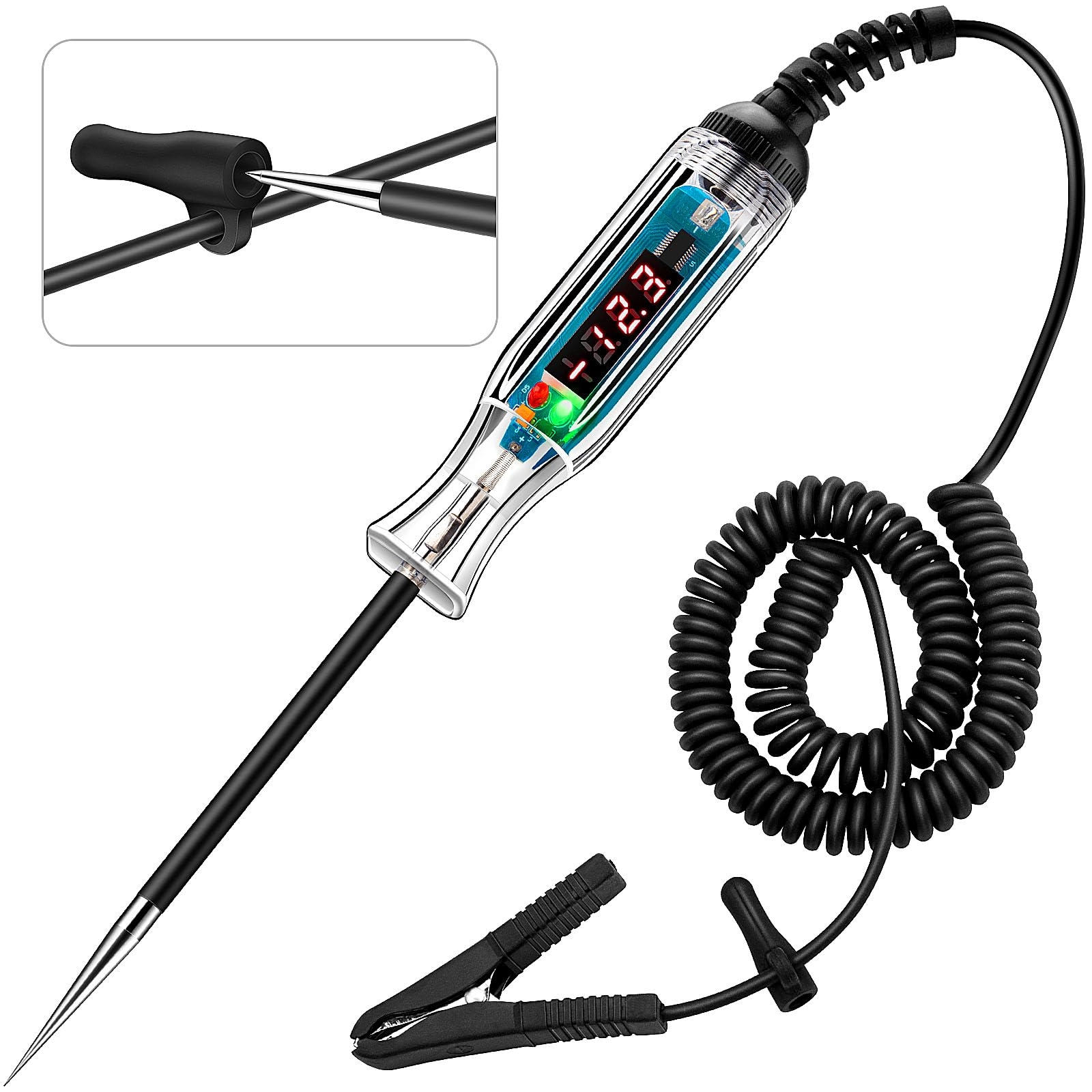 WINAMOO WTATL1001C - 3-72V Digital Automotive LED Circuit Tester