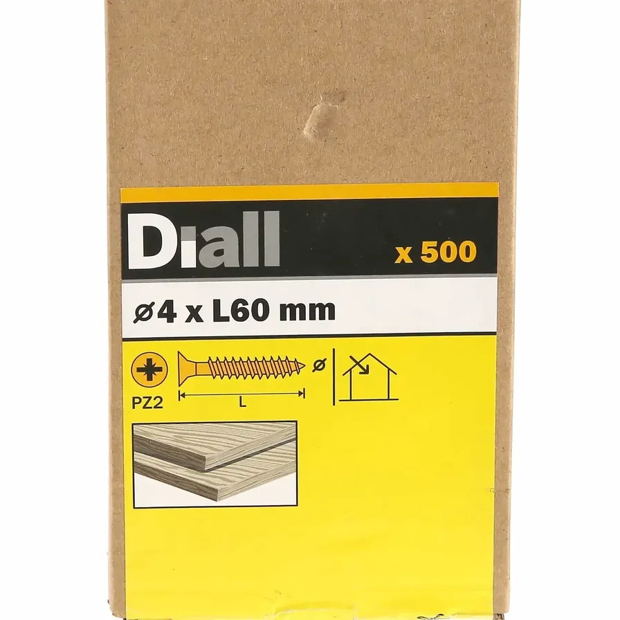 Carbon Steel Wood Screw Pack 4mm 60mm