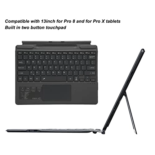 Round Keycap Touch Keyboard Case - Wireless