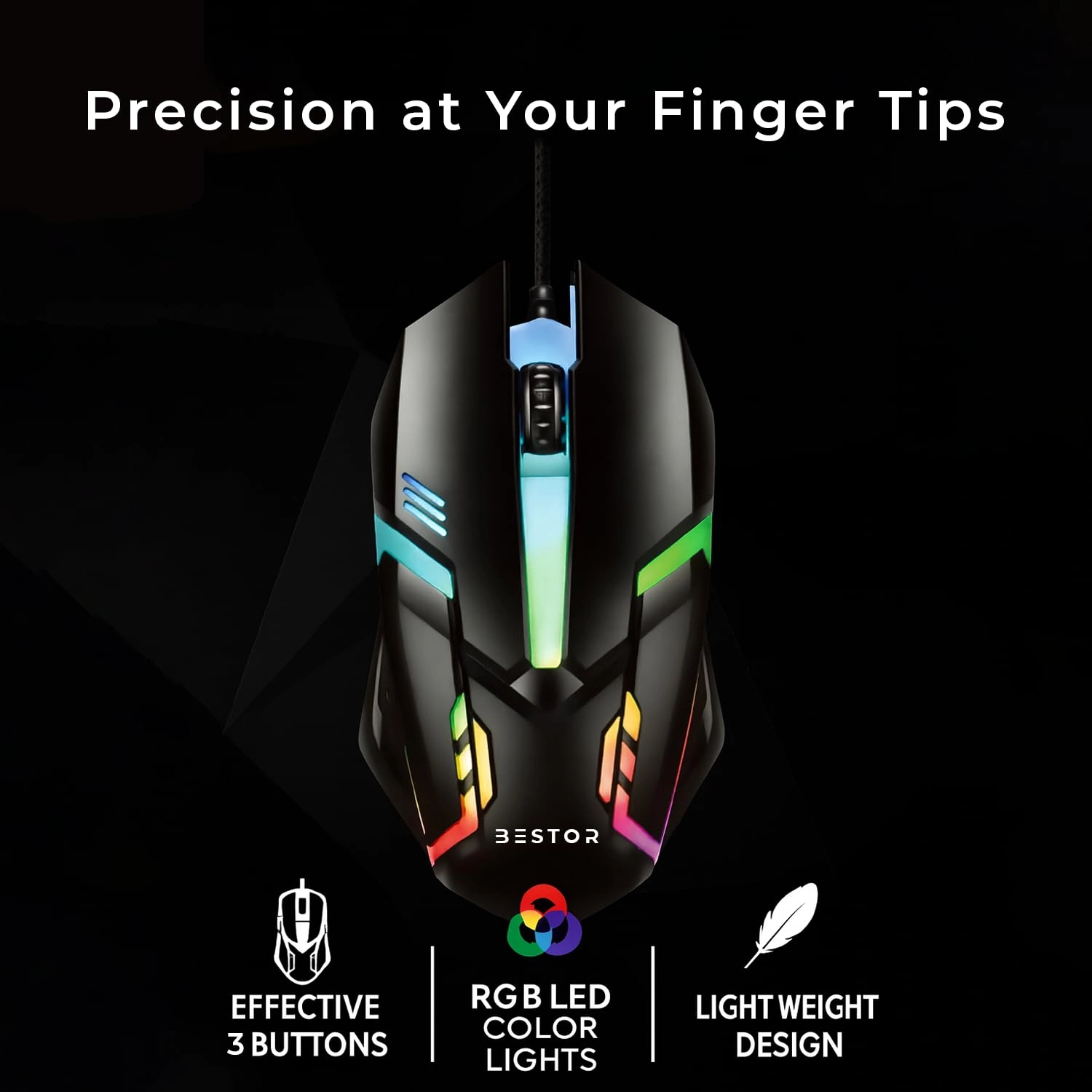 Gaming Keyboard and Mouse Combo - QWERTY Wired