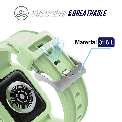 Rugged Watch Band for Apple Watch Series 9 - 44mm