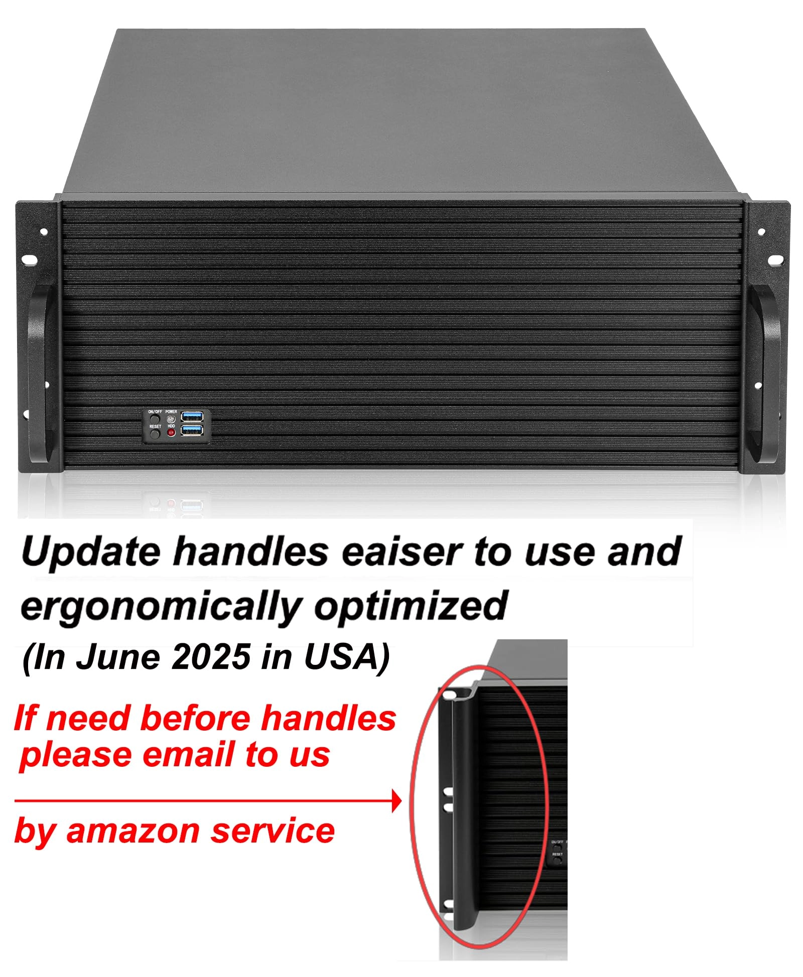 Server Chassis - 4U rackmount 360mm radiator support