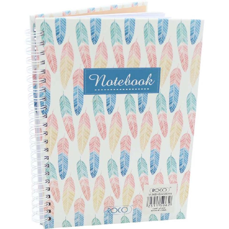 Notebook 19 X 26 cm Spiral - Grid 100 Sheets