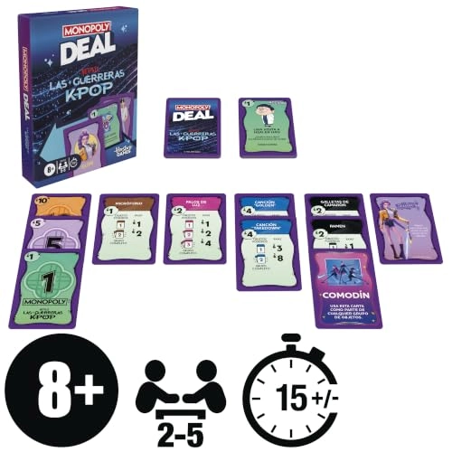 Monopoly Deal: Kpop Demon Hunters - Card Game