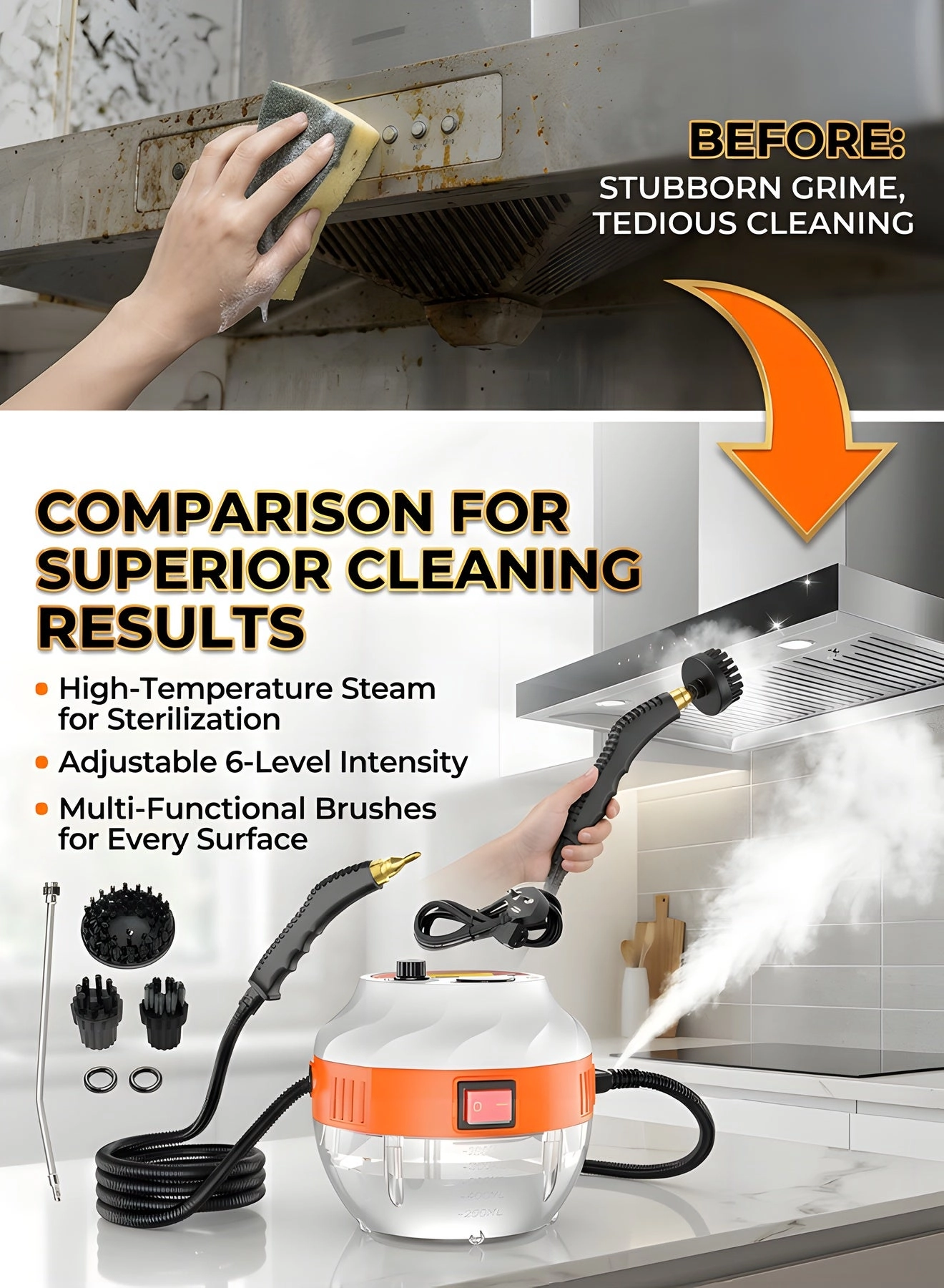 Steam Cleaner - 1 Liters