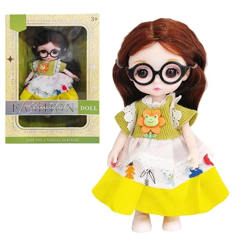 Fashion Doll - Long Hair Glasses Korean Ages 3+