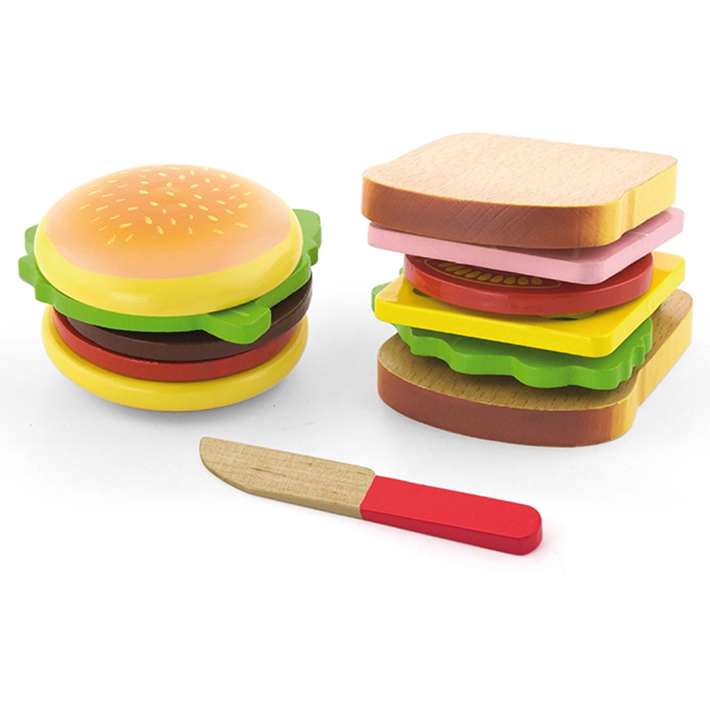 VIGA Playing Food - Build Your Own Burger & sandwich (PCG-50810)