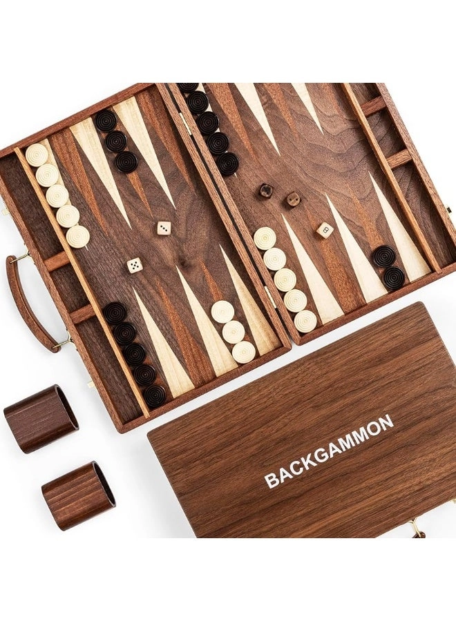 Backgammon - Sapele Wood Portable