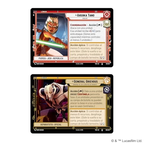 Star Wars Unlimited: The Dark of the Republic Startbox - Trading Card Game (Spanish)