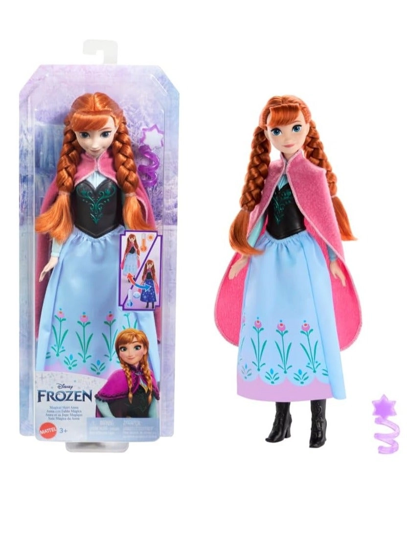 Anna Fashion Doll - Color-Change Skirt Removable Cape