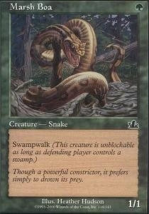 Magic: the Gathering Marsh Boa - Prophecy