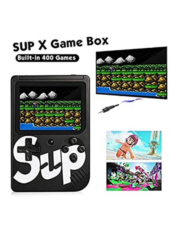 Handheld Game Console - 400 Built-in Games 3-Inch Color Screen Rechargeable Battery