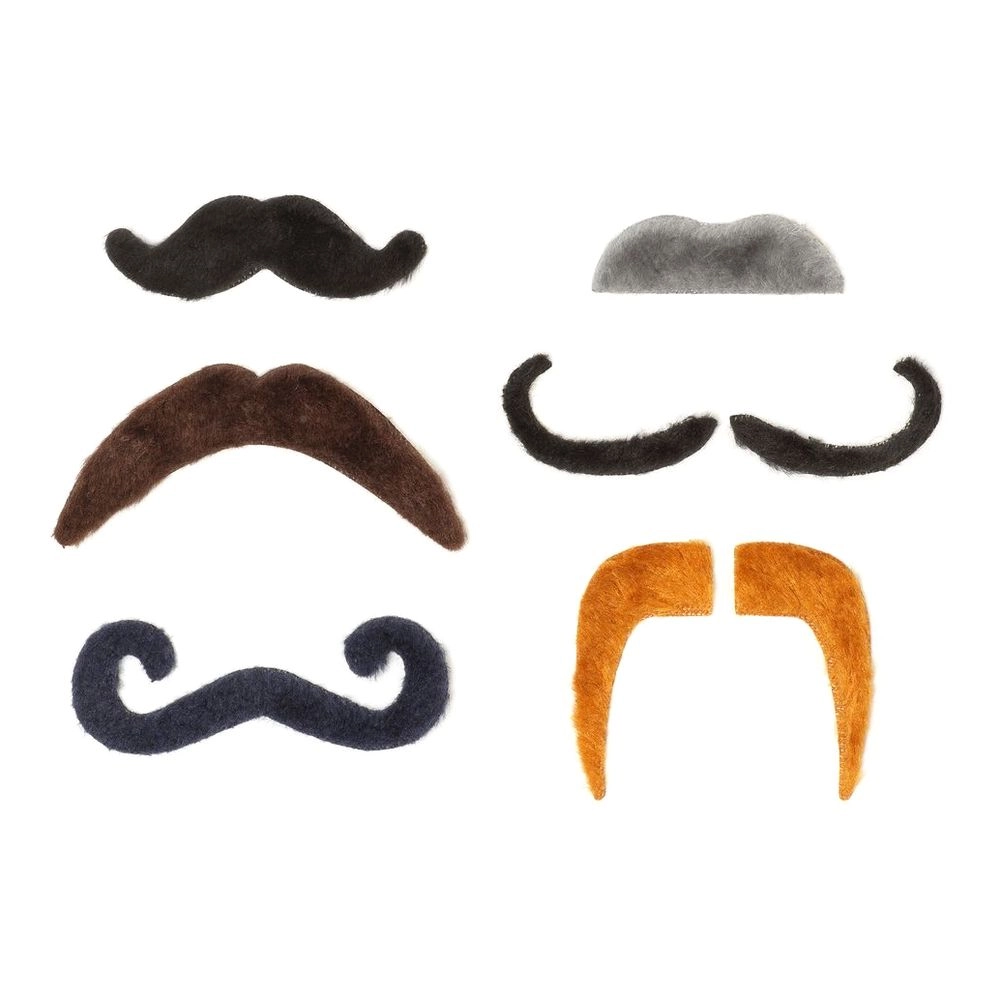 Legami Adhesive Fake Moustaches - Set of 6