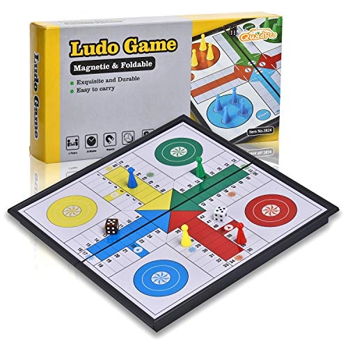 QuadPro Magnetic Ludo - Folding Board Travel
