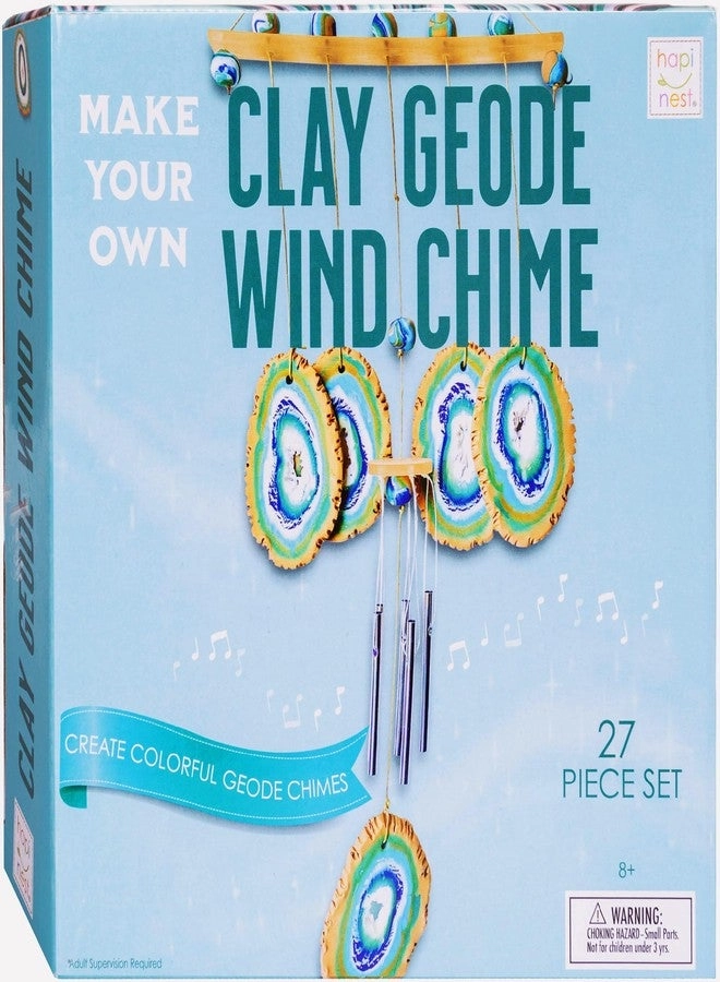 Hapinest Clay Geode Wind Chime Kit - DIY for Kids