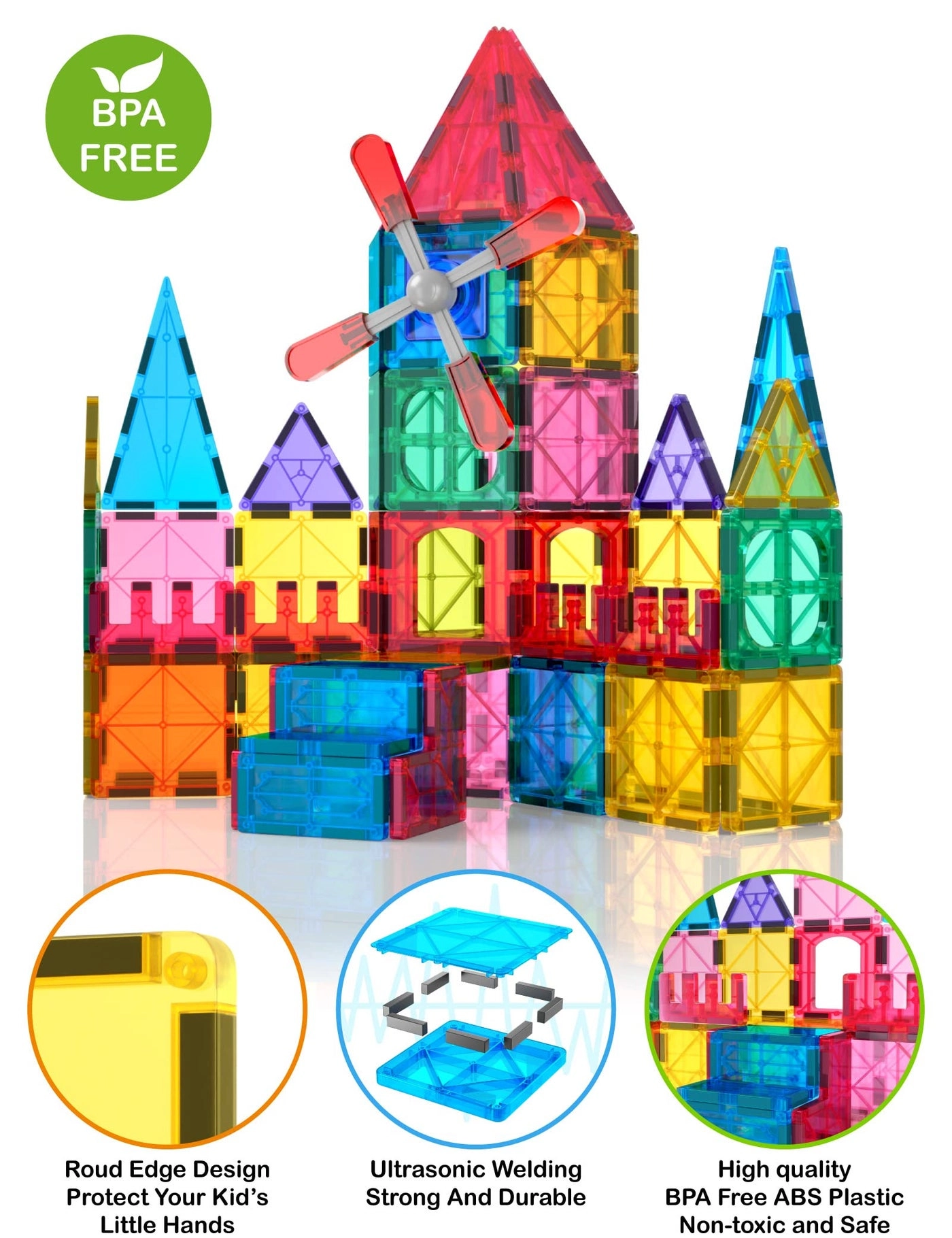 Magnetic Tiles - 100pcs