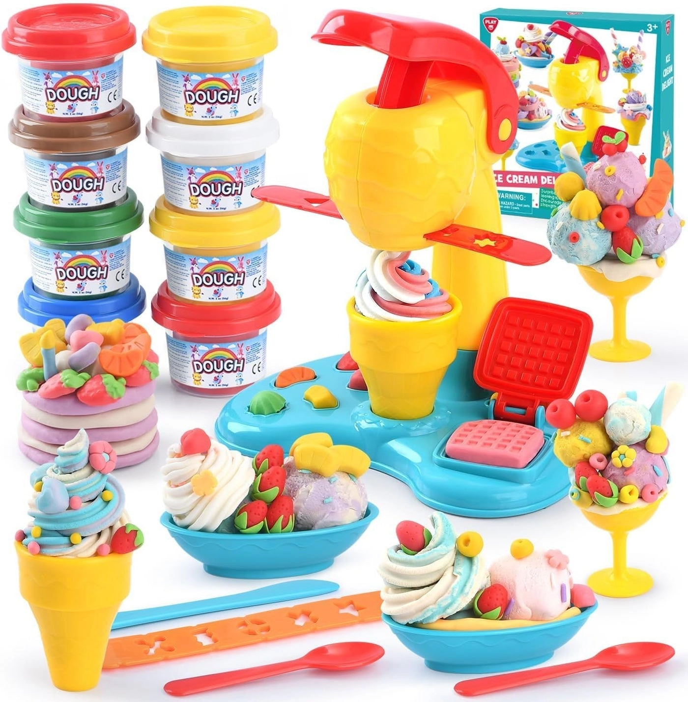 Color Dough Set - 3+ years 8 cans
