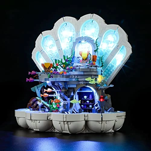 LED Light for LEGO 43225 Disney The Little Mermaid Royal Clamshell - Plastic 1