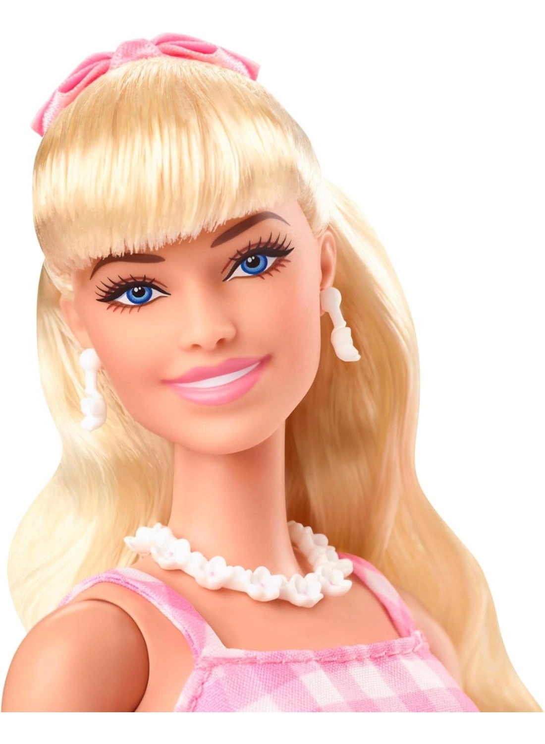 Margot Robbie as Barbie Collectible Doll - Pink Gingham Dress Posable Ages 3+