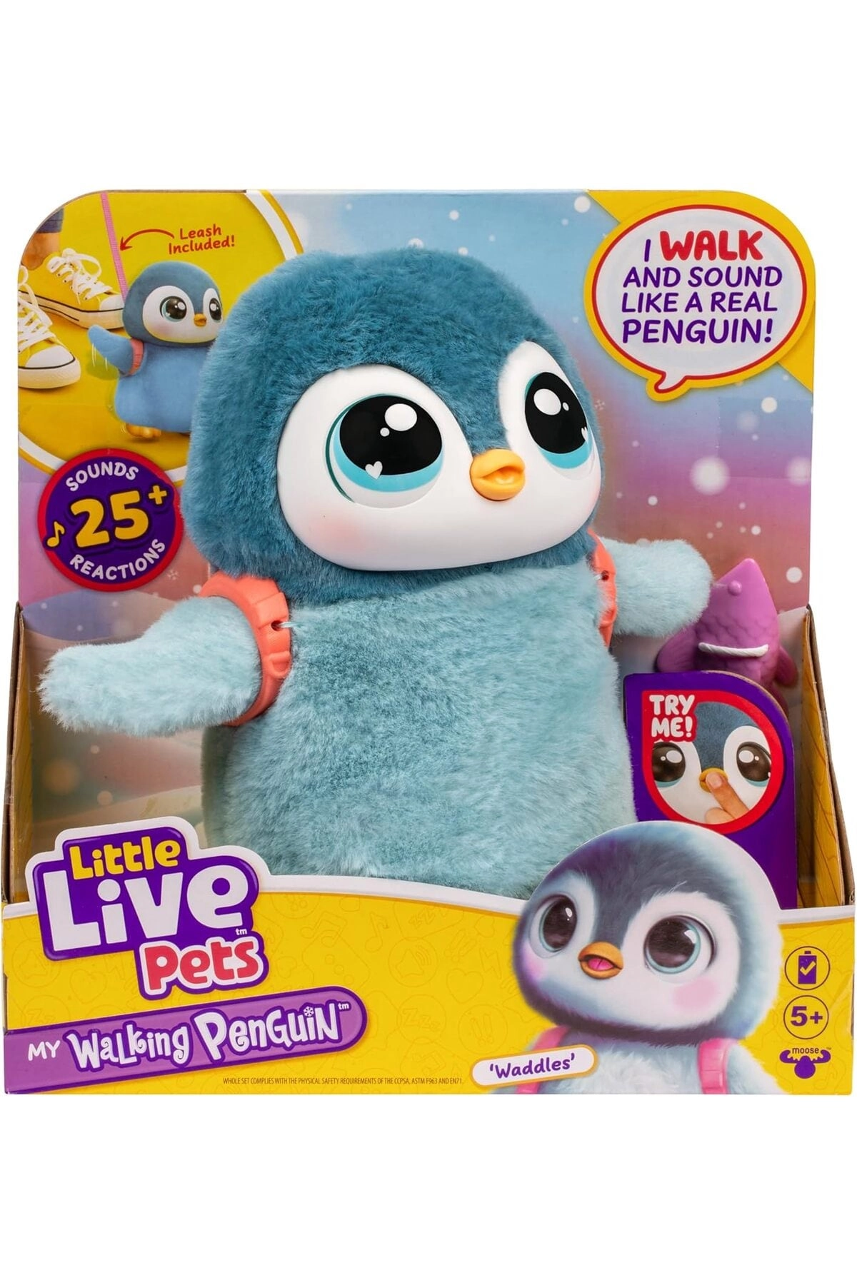 COLOR LAND CHILDRENS TOYS CENTER LLC Penguin My Pet Penguin - Sound effects