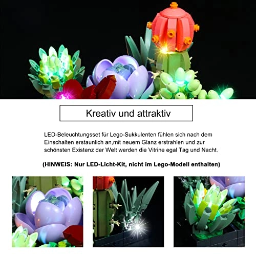 LED Light Set - Light Control Version for 10309 Succulents