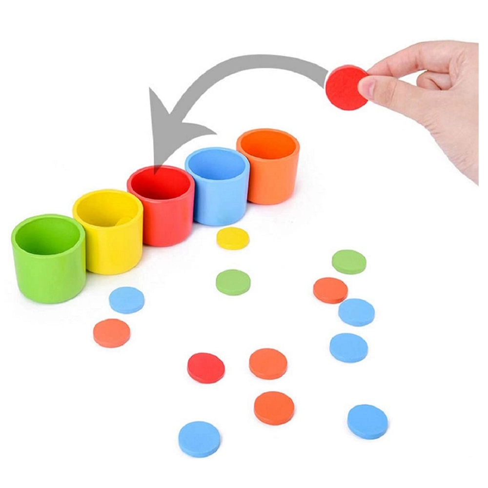 Sorting Montessori Cups - Suitable for 2 years and above