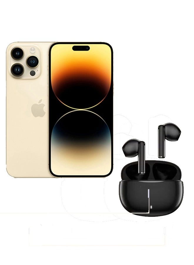 (Renewed) iPhone 14 Pro - 128GB + E310 True Wireless Stereo Earbuds
